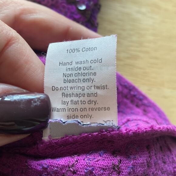 J CREW vintage sequin tee - Picture 5 of 5